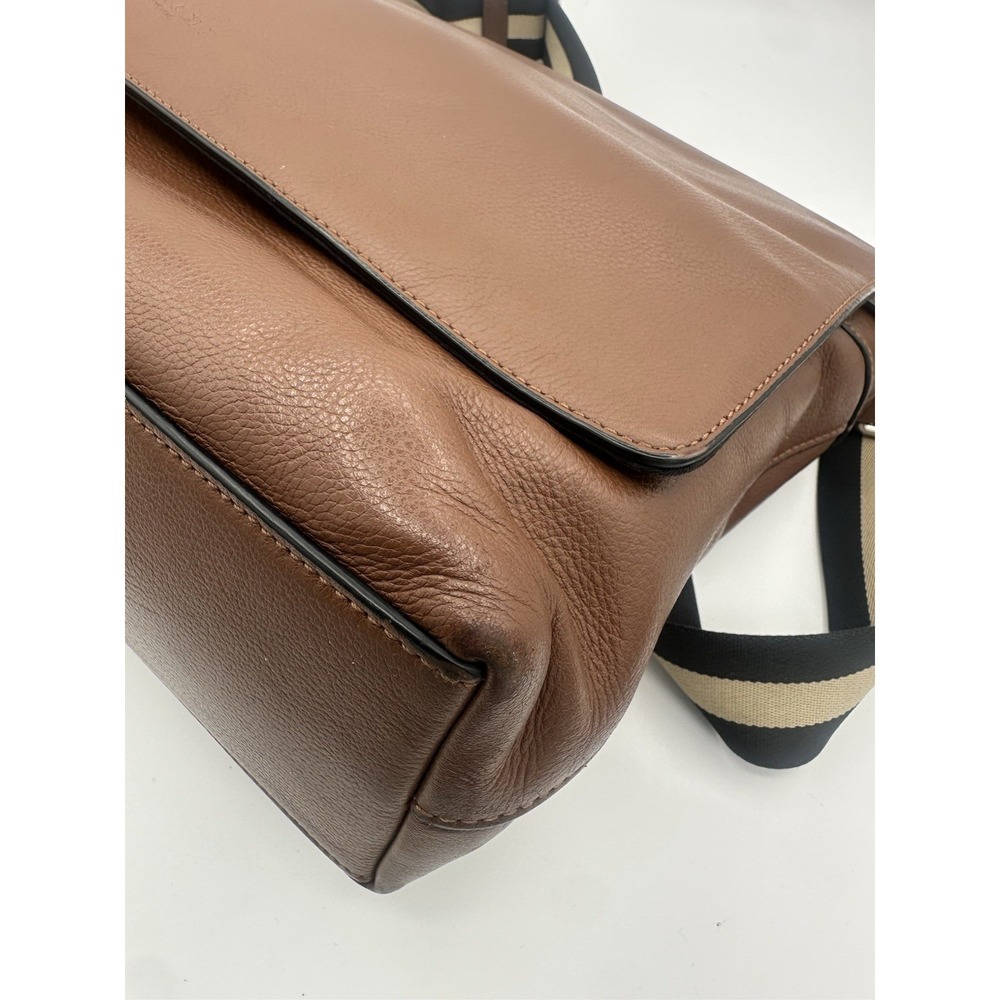 Coach Charles Messenger Brown Leather Shoulder Laptop Bag F54792 - Picture 5 of 11